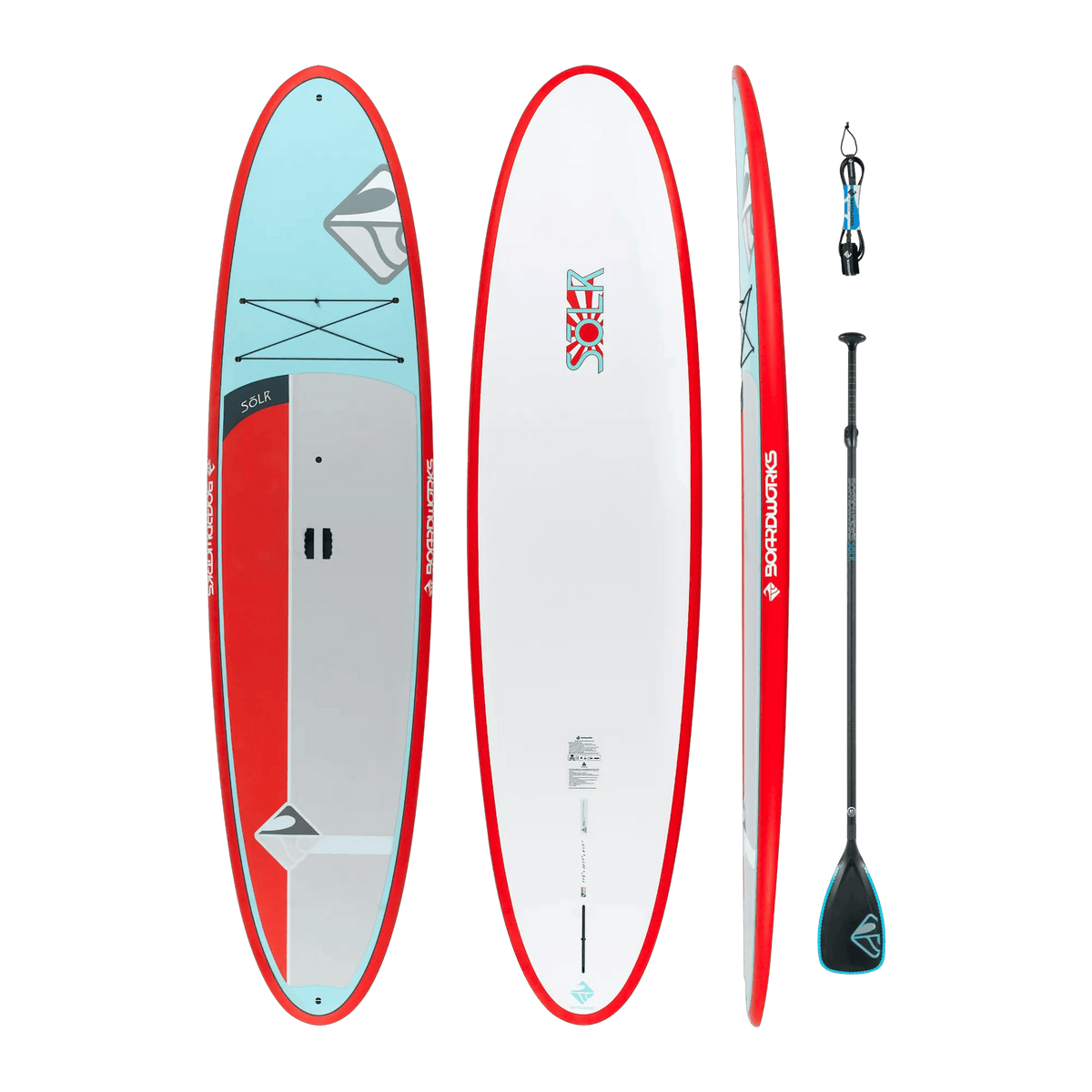 Solr 11'6" All-Around Paddle Board With Paddle And Leash